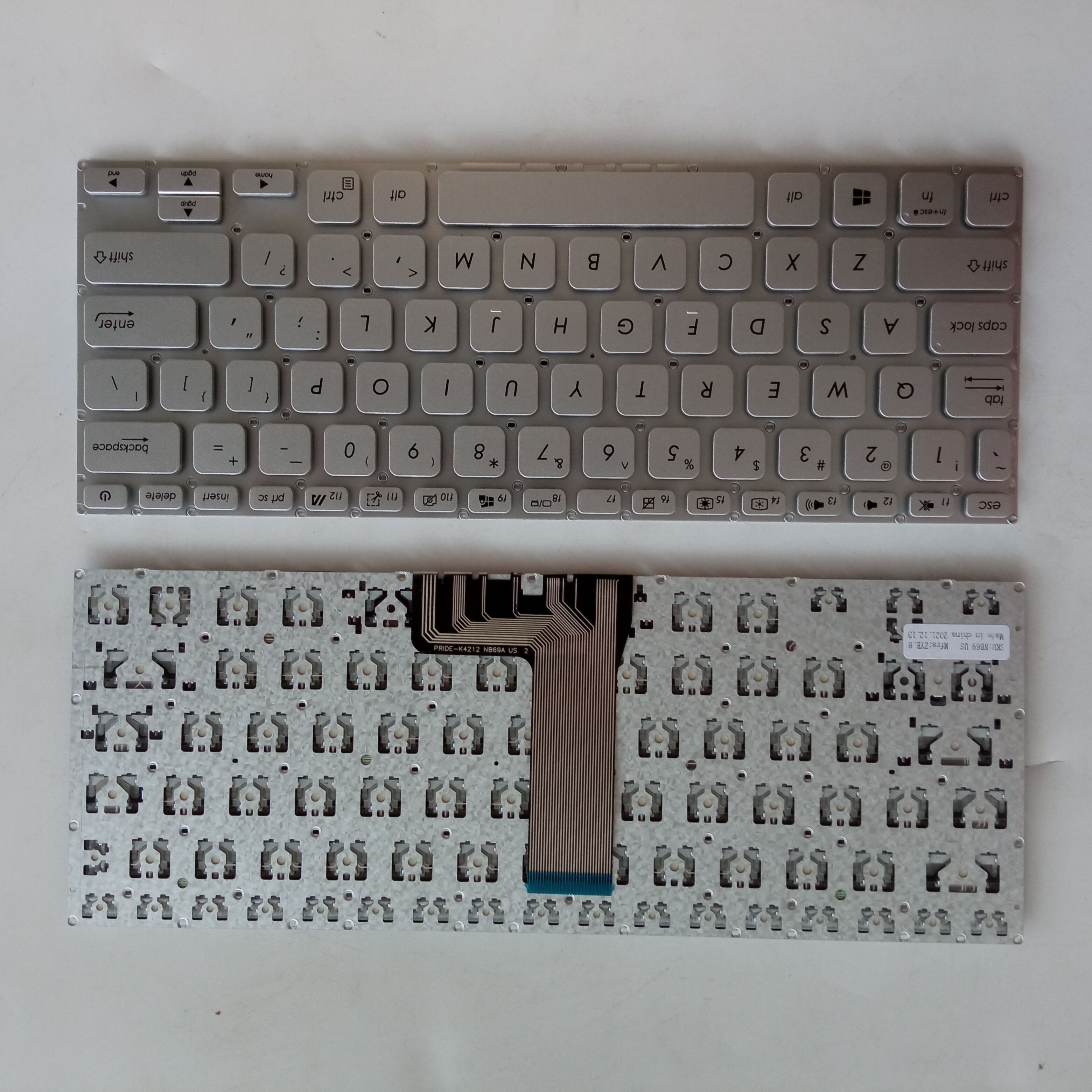 Picture of New Replacement Laptop Keyboard For ASUS X409 SILVER (OEM) US Layout